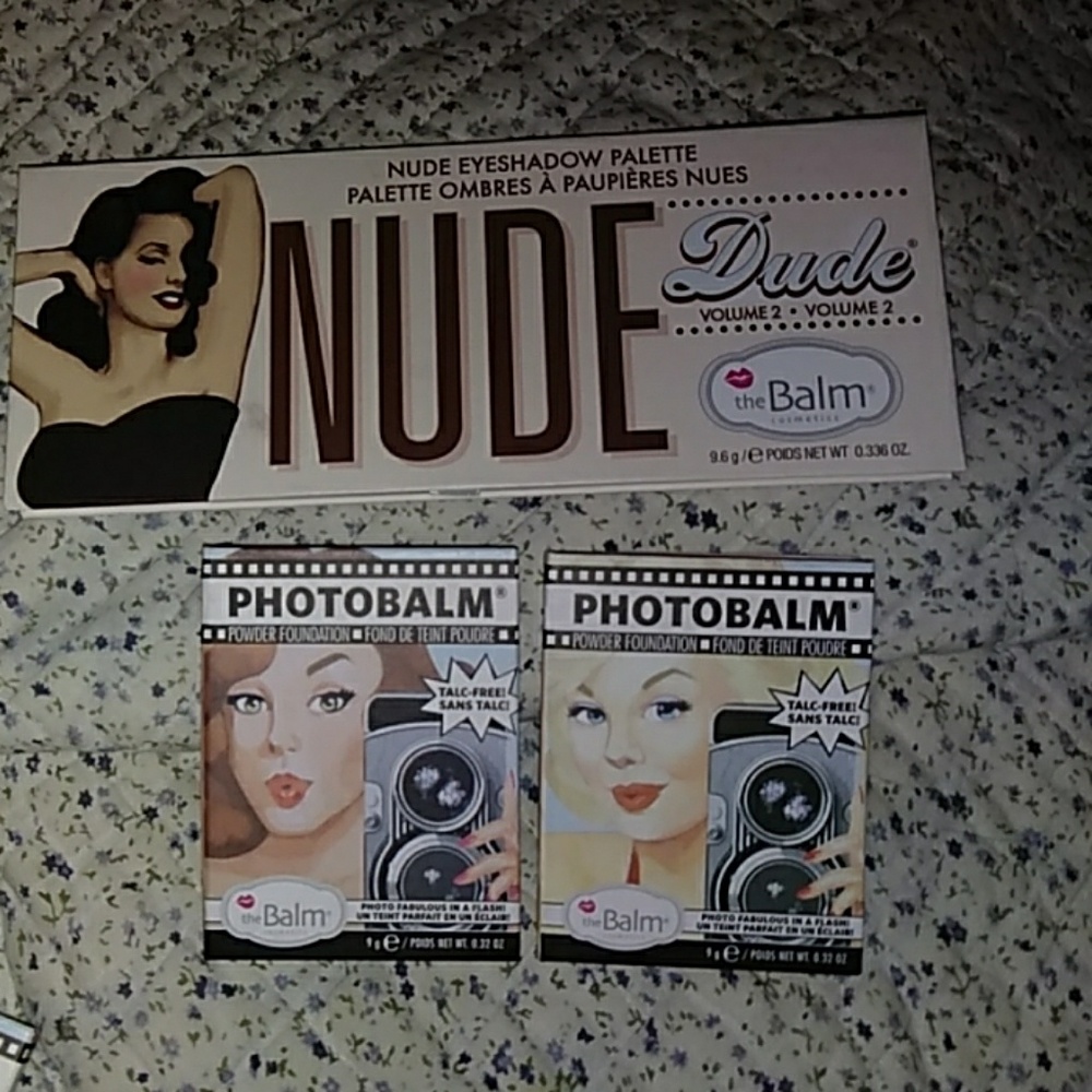 New The Balm nude dude and 2 photobalm